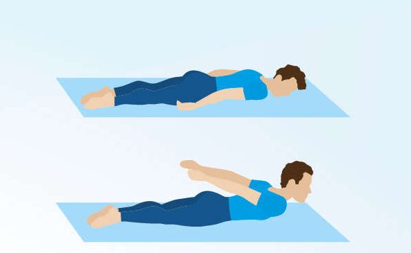 clinica ejercicios basicos columna brazos atras