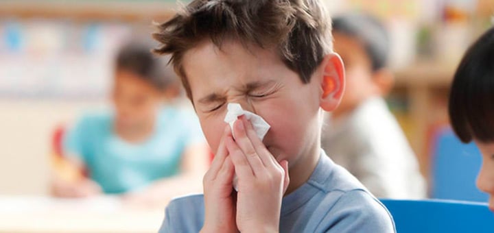 identificar enfermedades comunes ninos rinitis alergica